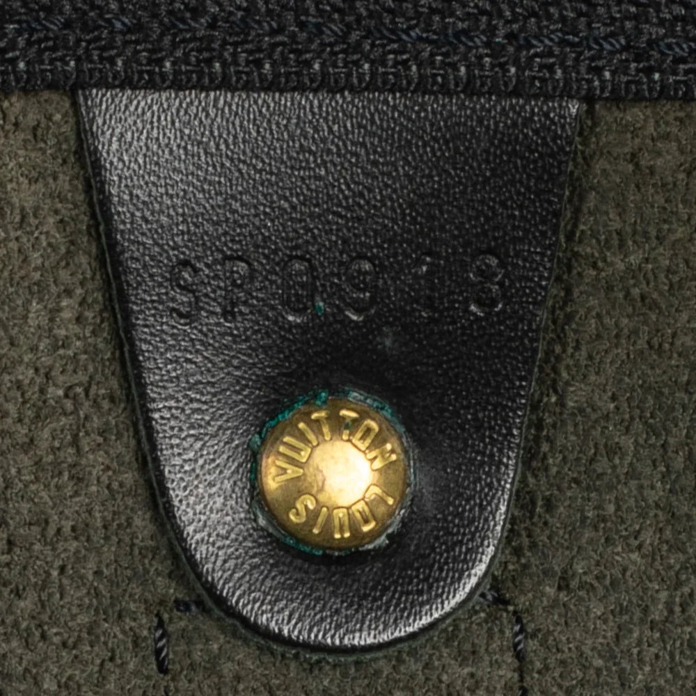 Keepall 50 Vintage en cuir épi noir