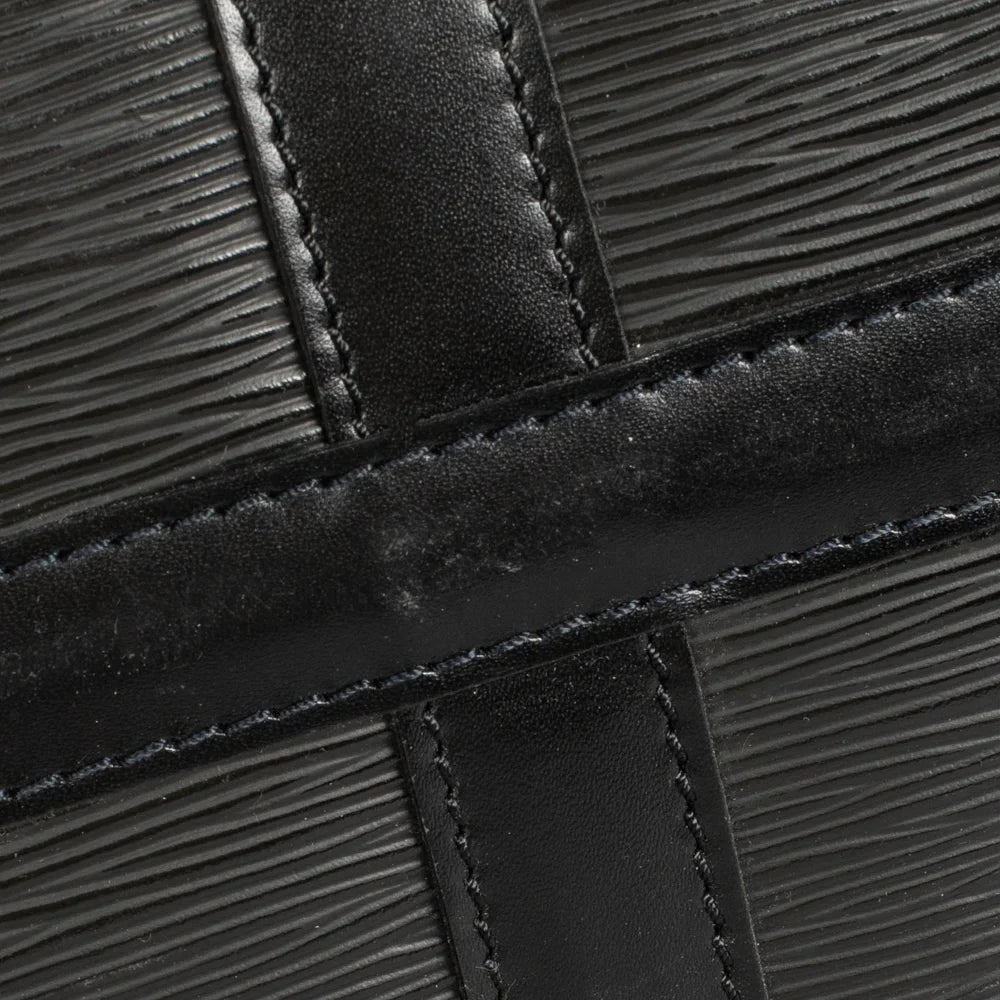 Keepall 50 Vintage en cuir épi noir