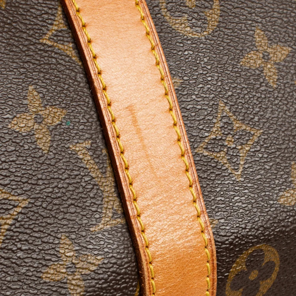 Keepall 55 Vintage en toile monogram marron