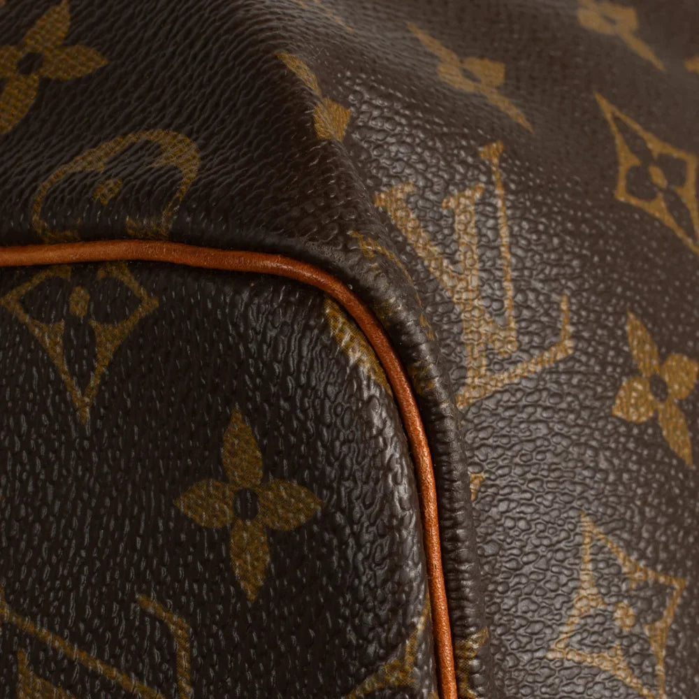 Keepall 55 Vintage en toile monogram marron