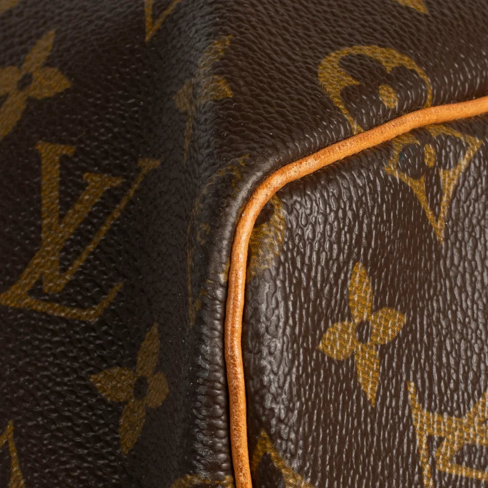 Keepall 55 Vintage en toile monogram marron
