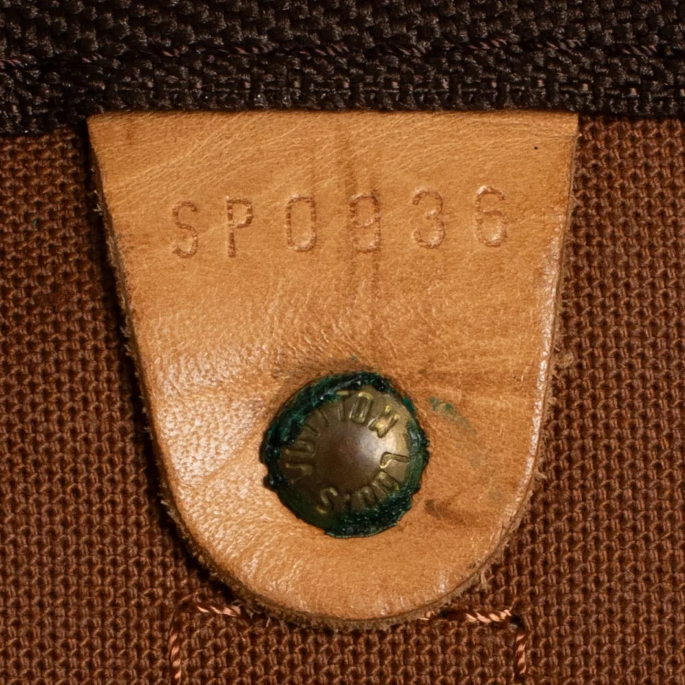 Keepall 55 Vintage en toile monogram marron