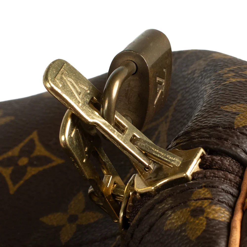 Keepall 60 Vintage en toile monogram marron