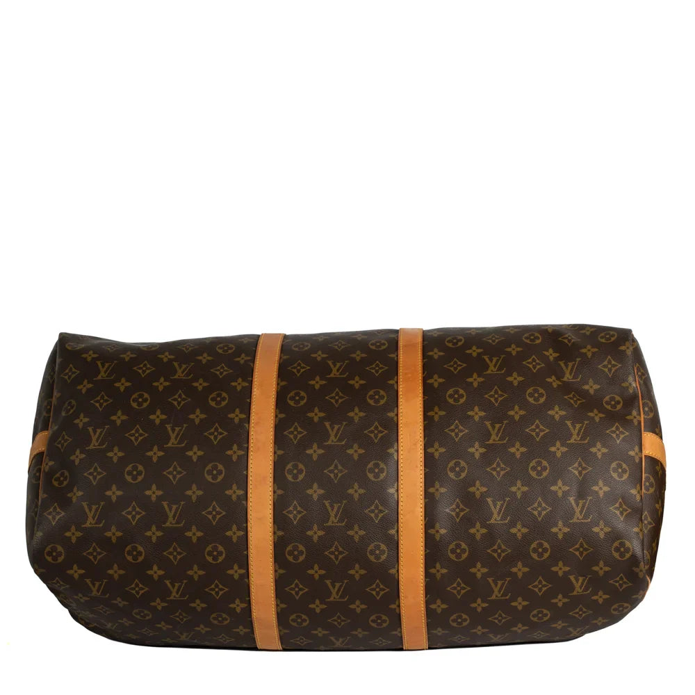 Keepall 60 Vintage en toile monogram marron