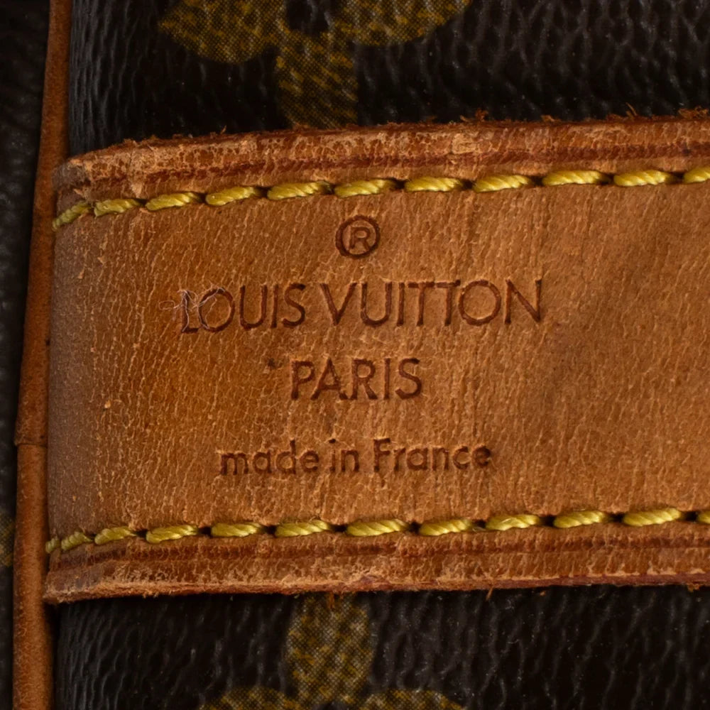 Keepall 60 Vintage en toile monogram marron