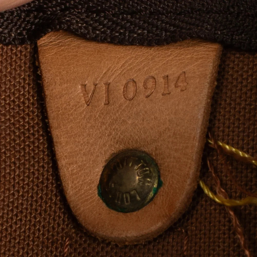 Keepall 60 Vintage en toile monogram marron