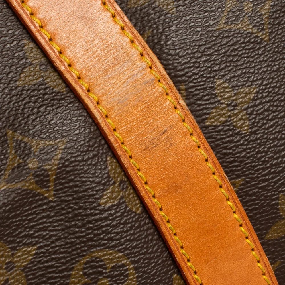 Keepall 60 Vintage en toile monogram marron