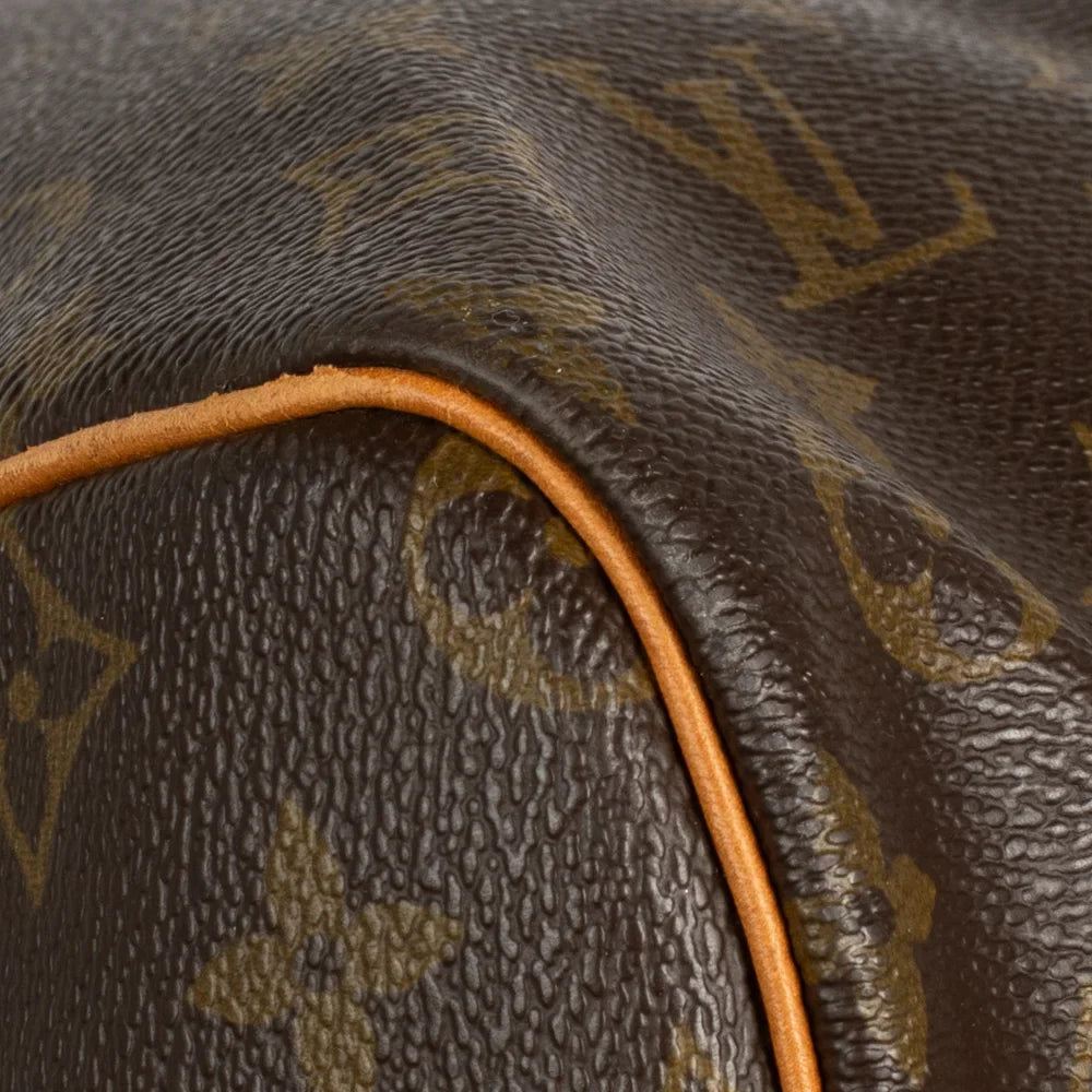 Keepall 60 Vintage en toile monogram marron