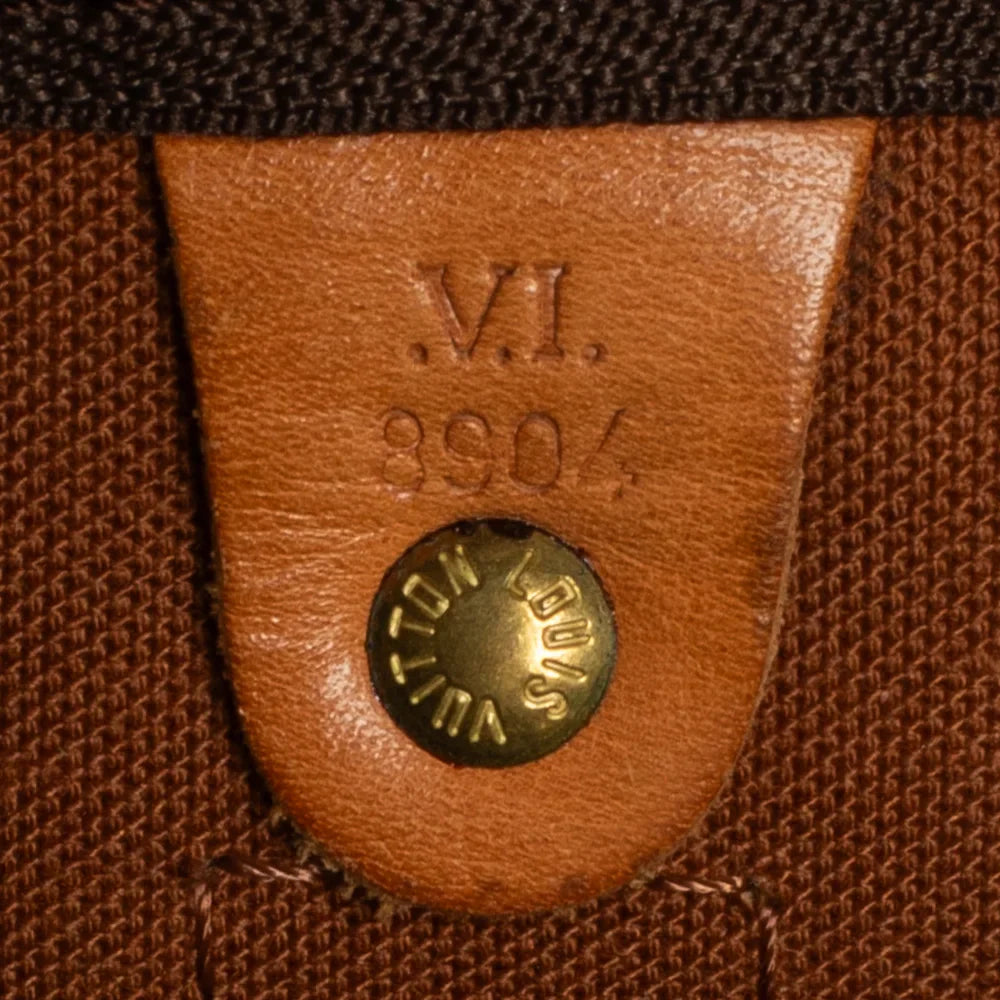 Keepall 60 Vintage en toile monogram marron