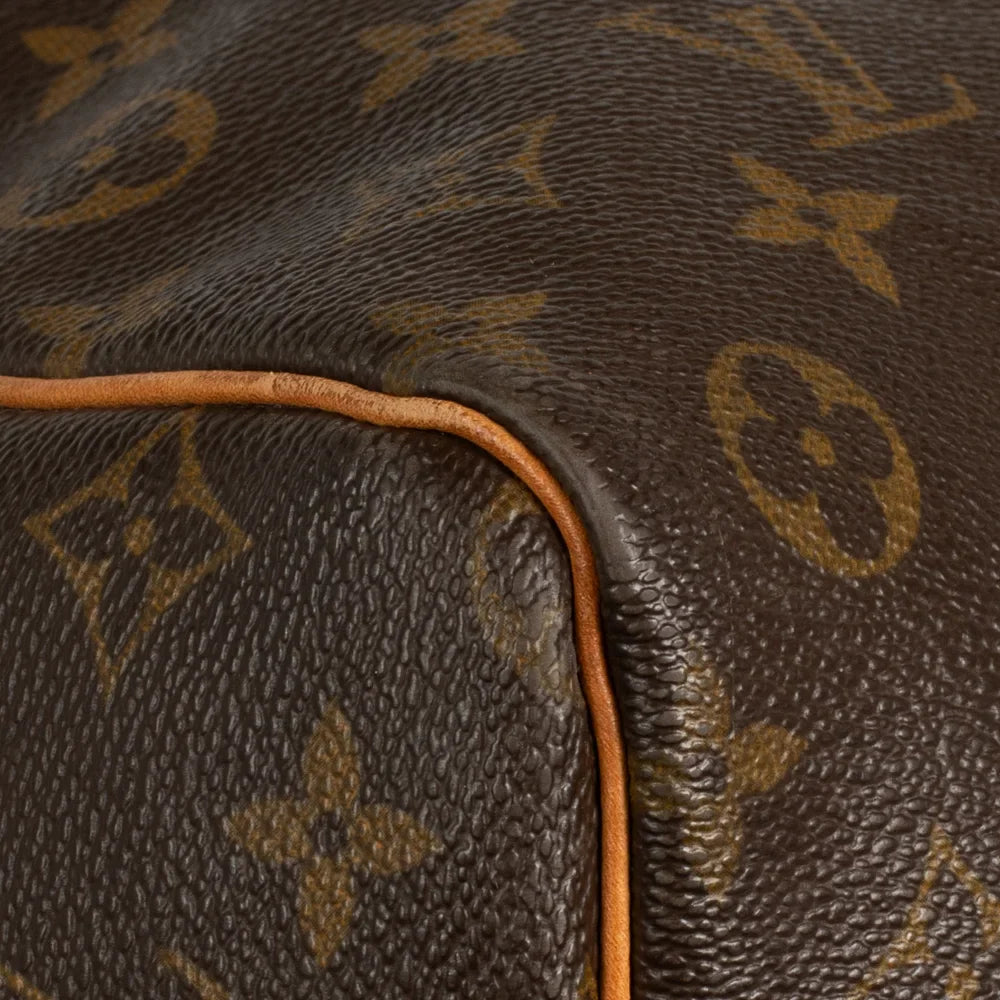 Keepall 60 Vintage en toile monogram marron