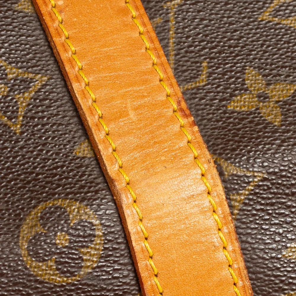 Keepall 55 Vintage en toile monogram marron