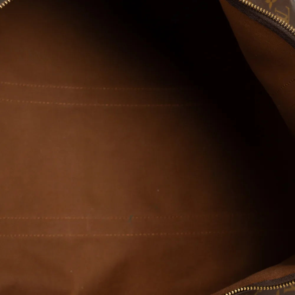 Keepall 60 Vintage en toile monogram marron