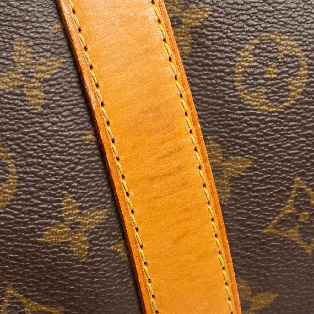 Keepall 60 Vintage en toile monogram marron