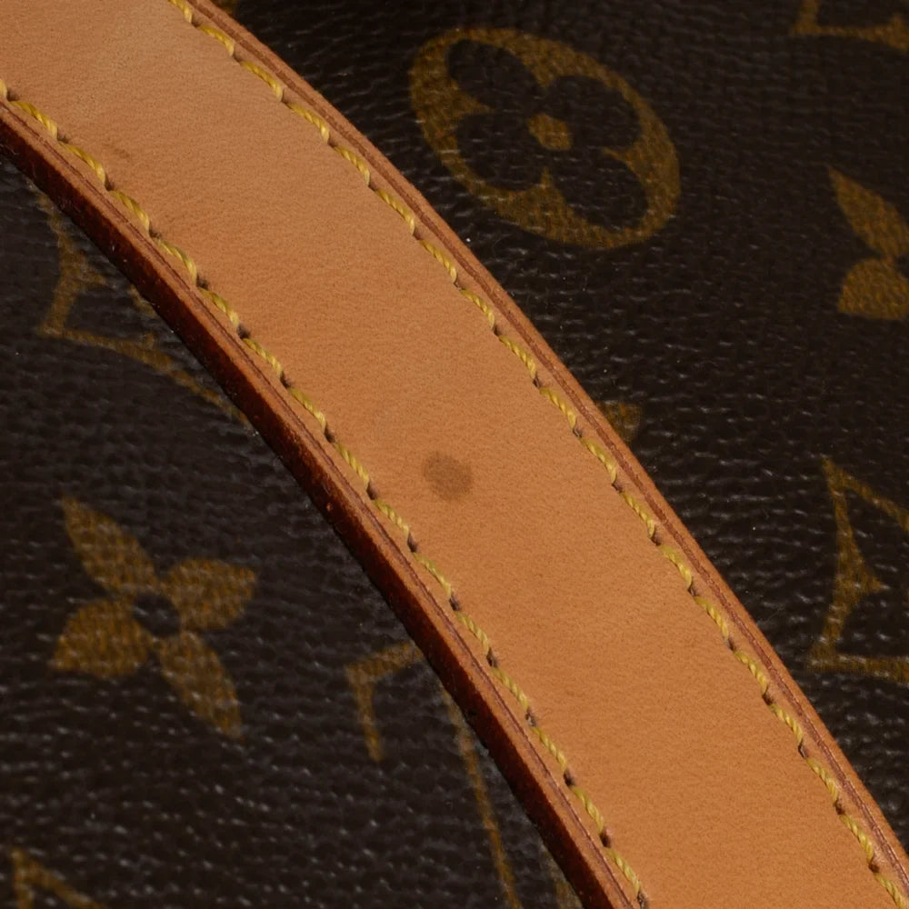 Keepall 55 Vintage en toile monogram marron