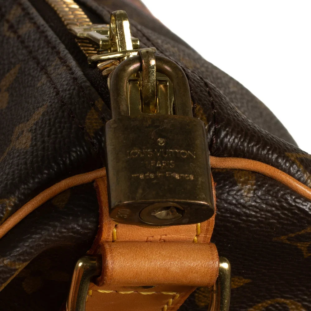 Keepall 55 Vintage en toile monogram marron