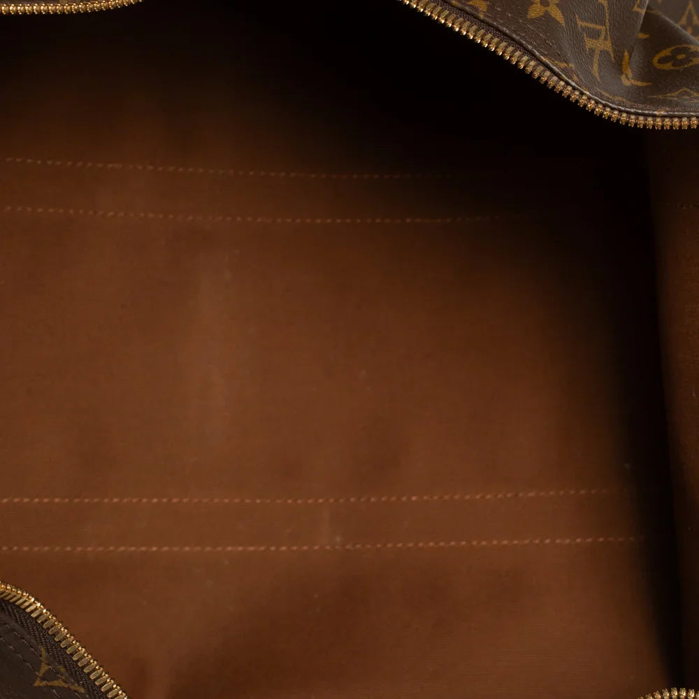 Keepall 55 Vintage en toile monogram marron