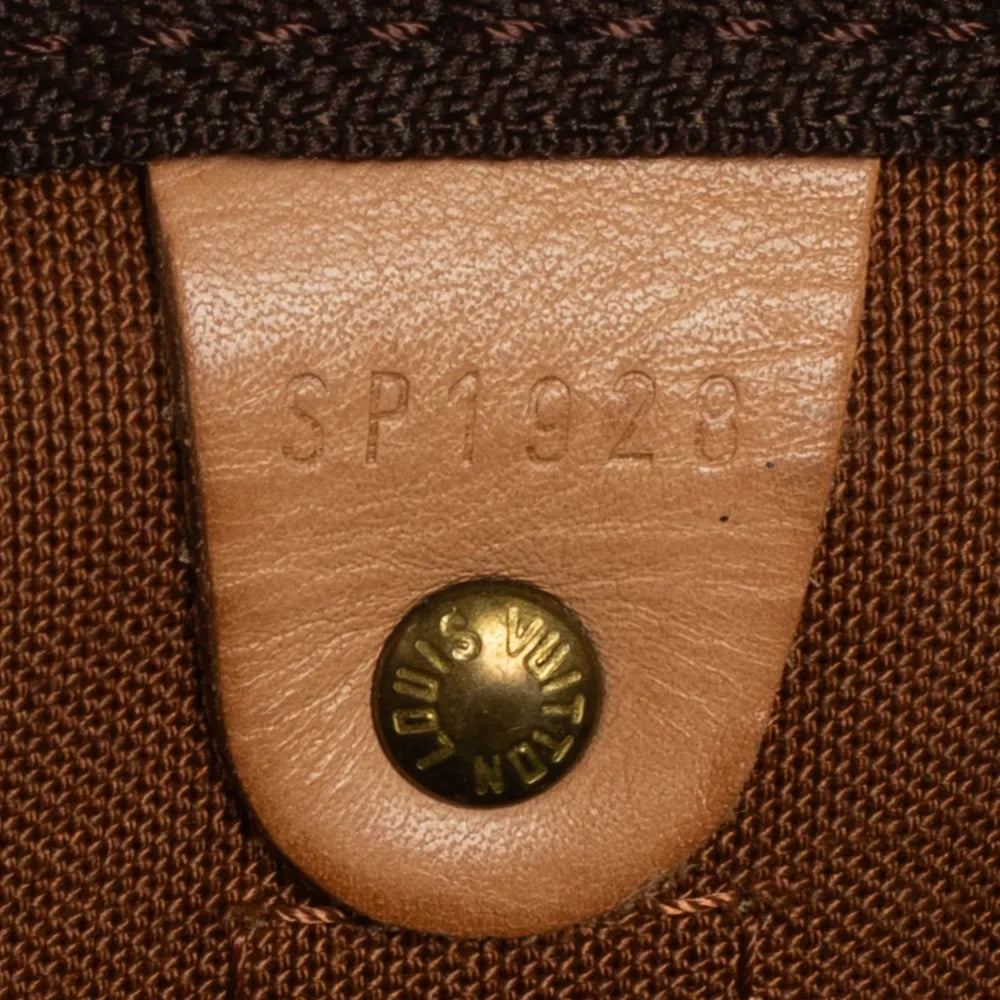 Keepall 55 Vintage en toile monogram marron