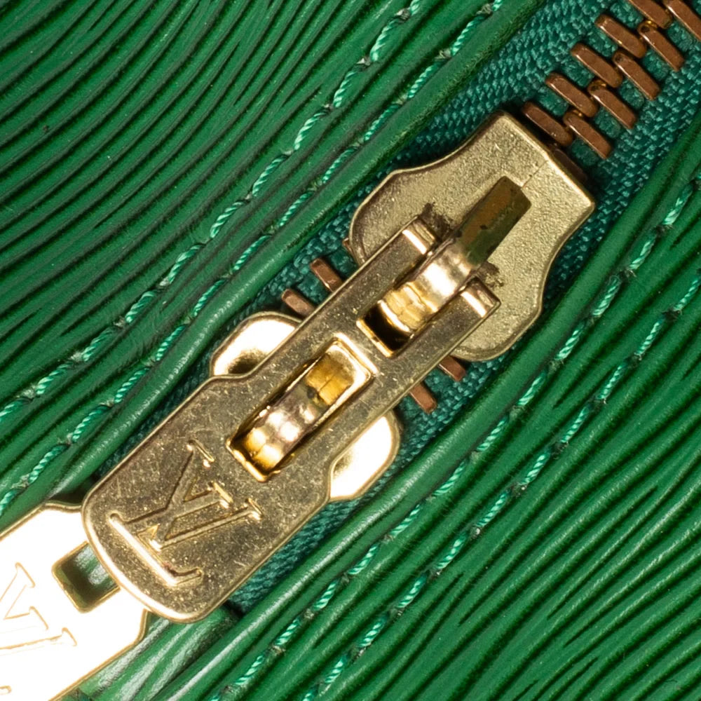 Keepall 45 Vintage en cuir épi vert