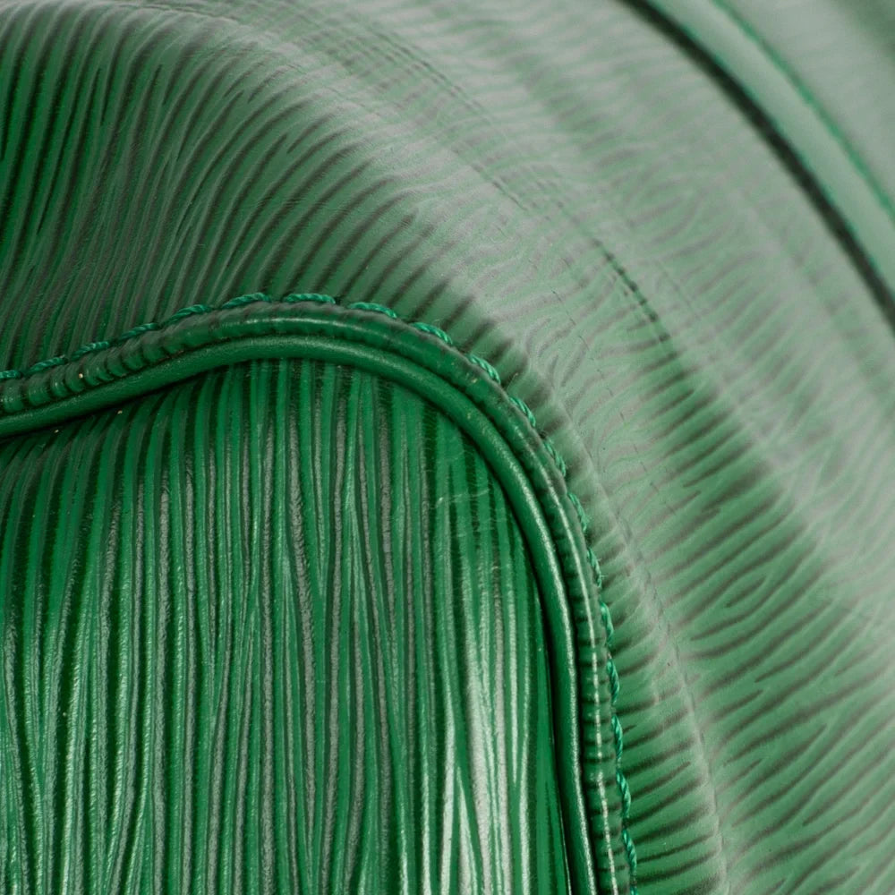 Keepall 45 Vintage en cuir épi vert