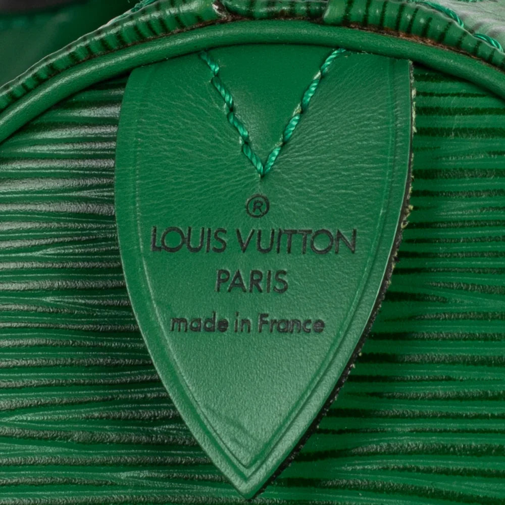 Keepall 45 Vintage en cuir épi vert