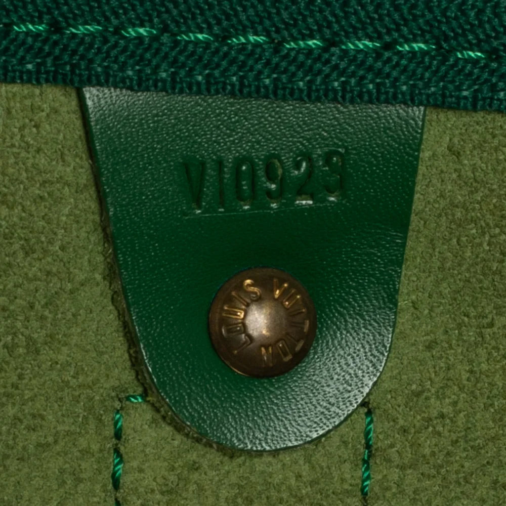 Keepall 45 Vintage en cuir épi vert