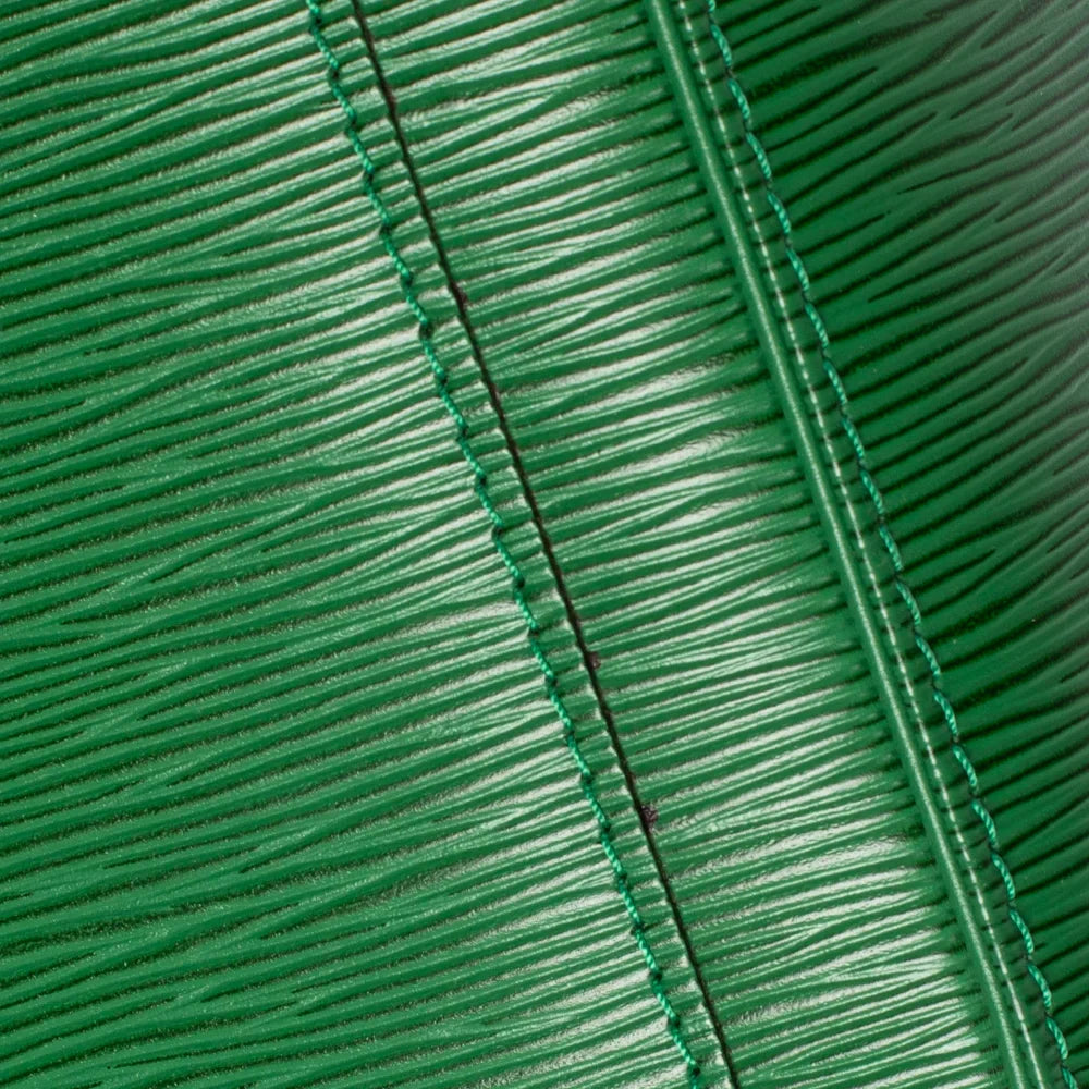 Keepall 45 Vintage en cuir épi vert