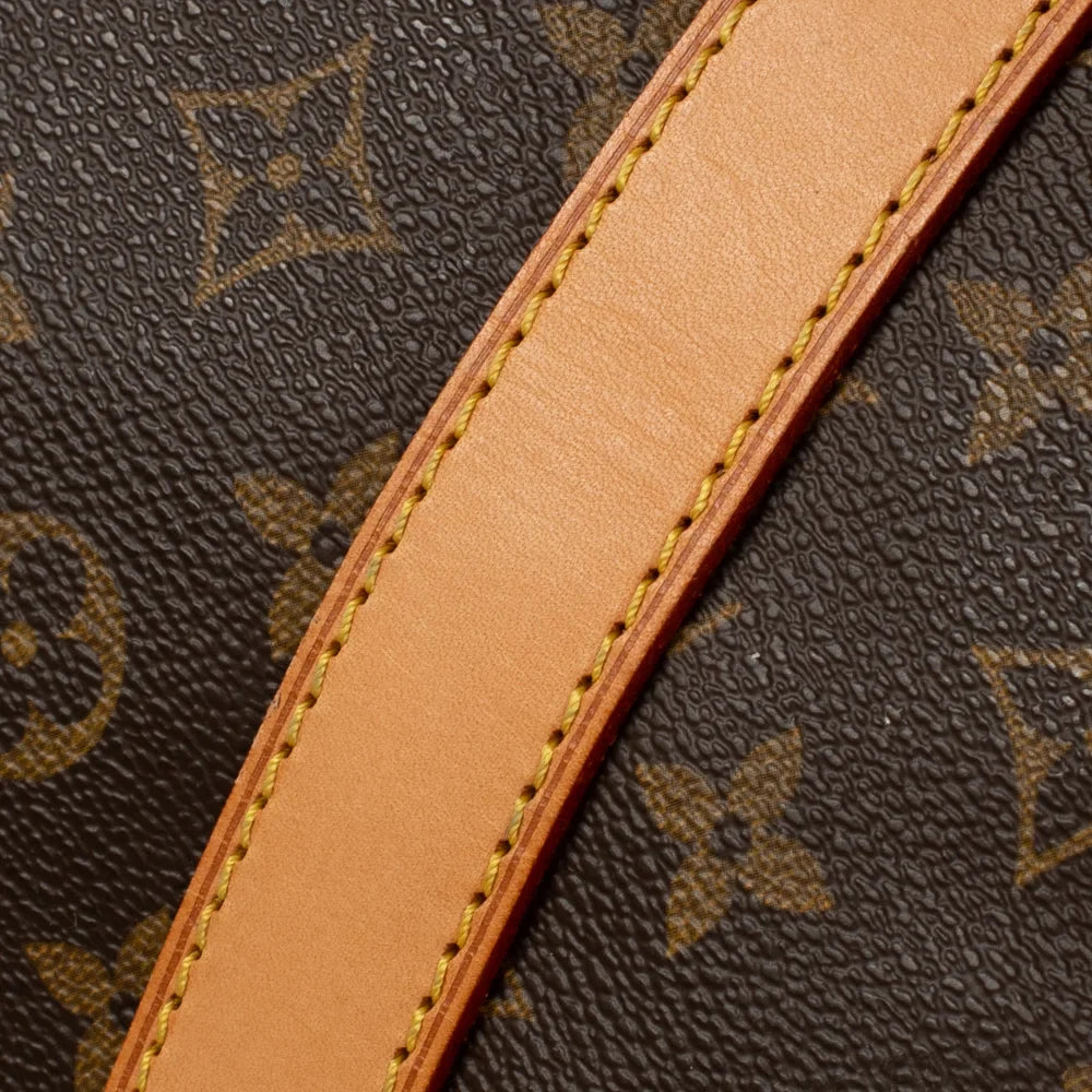 Keepall 60 Vintage en toile monogram marron