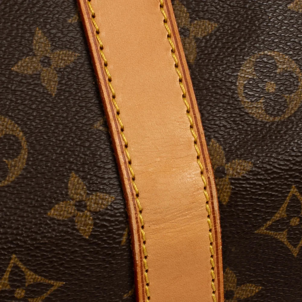Keepall 60 Vintage en toile monogram marron