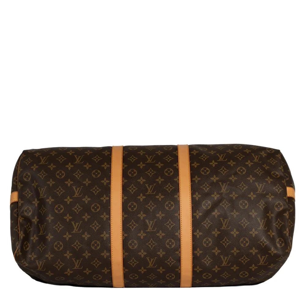 Keepall 60 Vintage en toile monogram marron