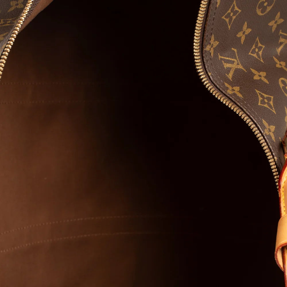 Keepall 60 Vintage en toile monogram marron