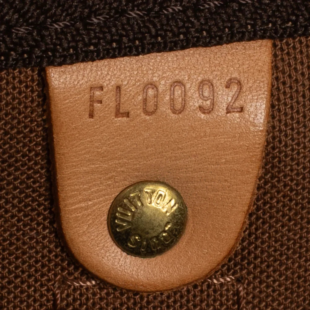 Keepall 60 Vintage en toile monogram marron