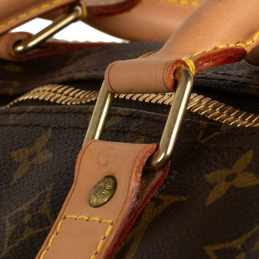 Keepall 55 Vintage en toile monogram marron