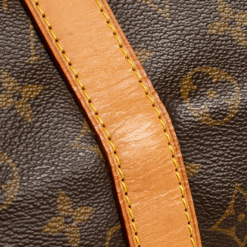Keepall 55 Vintage en toile monogram marron