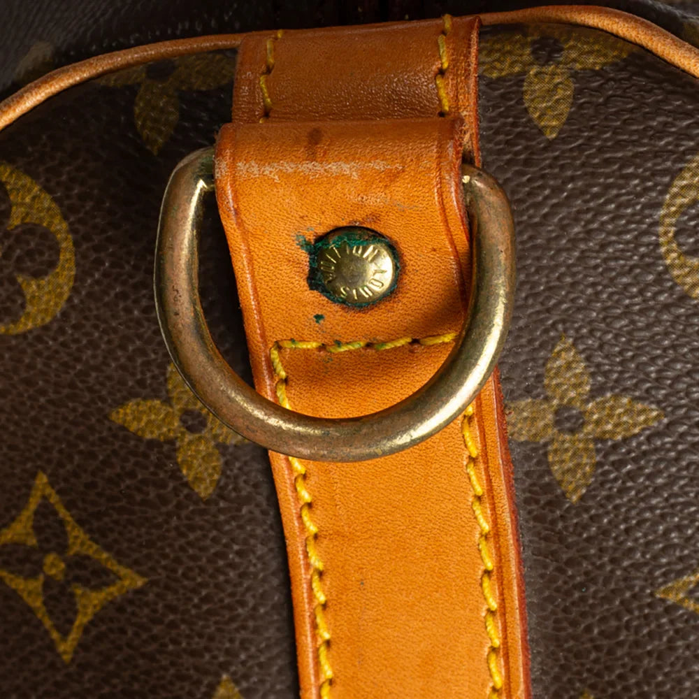 Keepall 50 Vintage en toile monogram marron