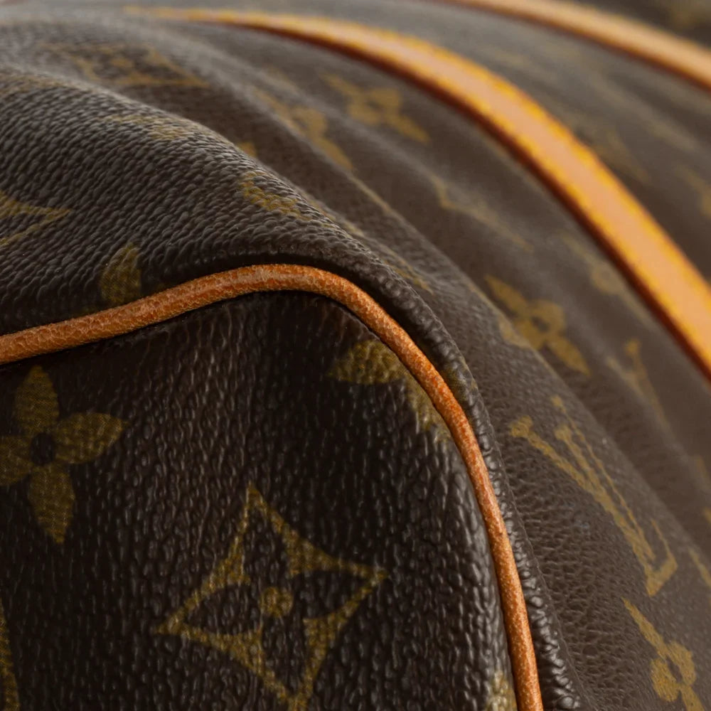 Keepall 50 Vintage en toile monogram marron