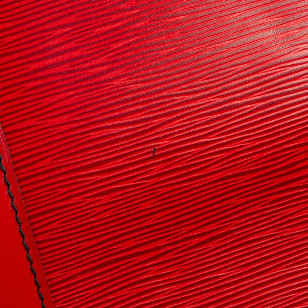 Keepall 60 Vintage en cuir épi rouge