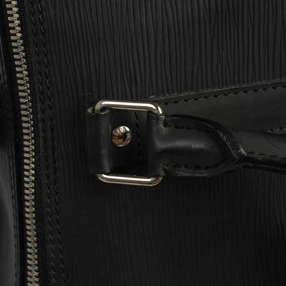 Keepall 45 Vintage en cuir épi noir