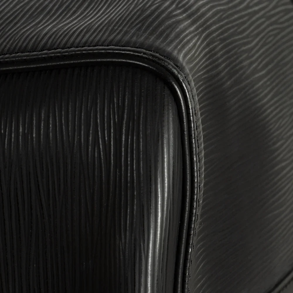Keepall 45 Vintage en cuir épi noir