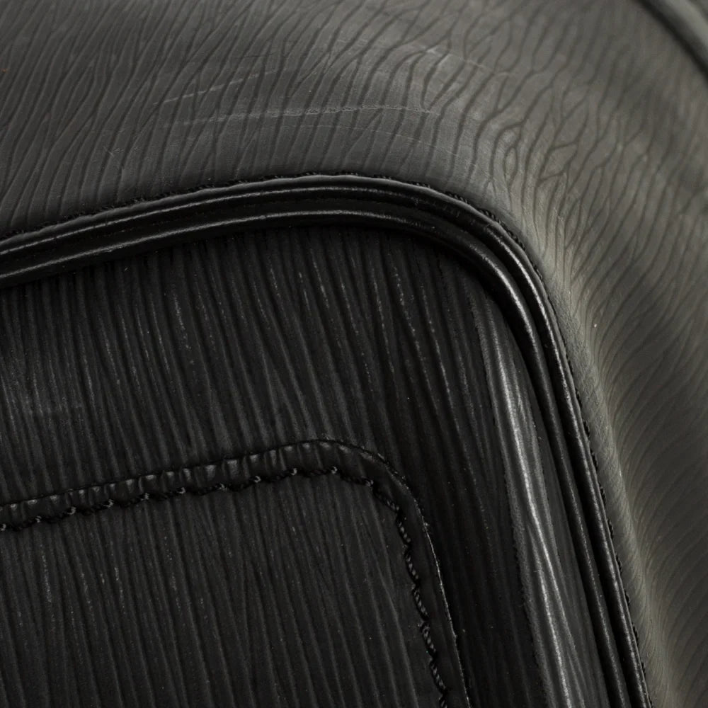 Keepall 45 Vintage en cuir épi noir