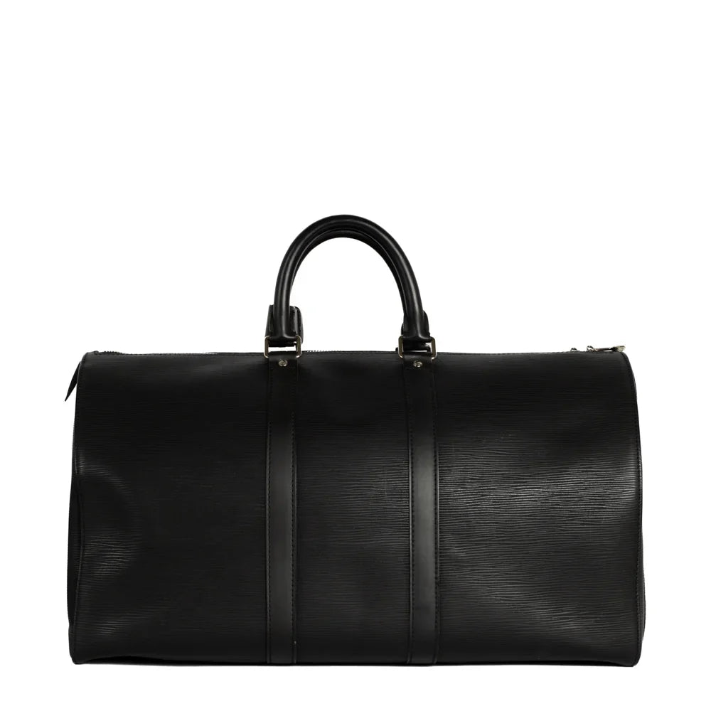 Keepall 45 Vintage en cuir épi noir