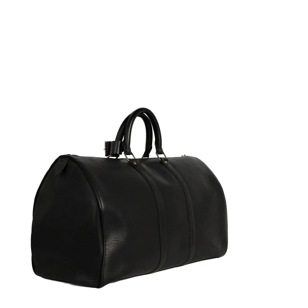 Keepall 45 Vintage en cuir épi noir
