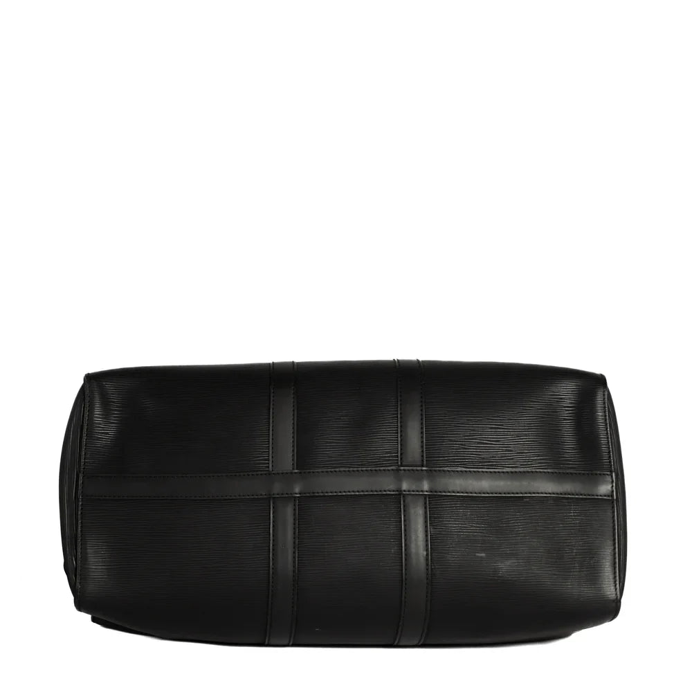 Keepall 45 Vintage en cuir épi noir