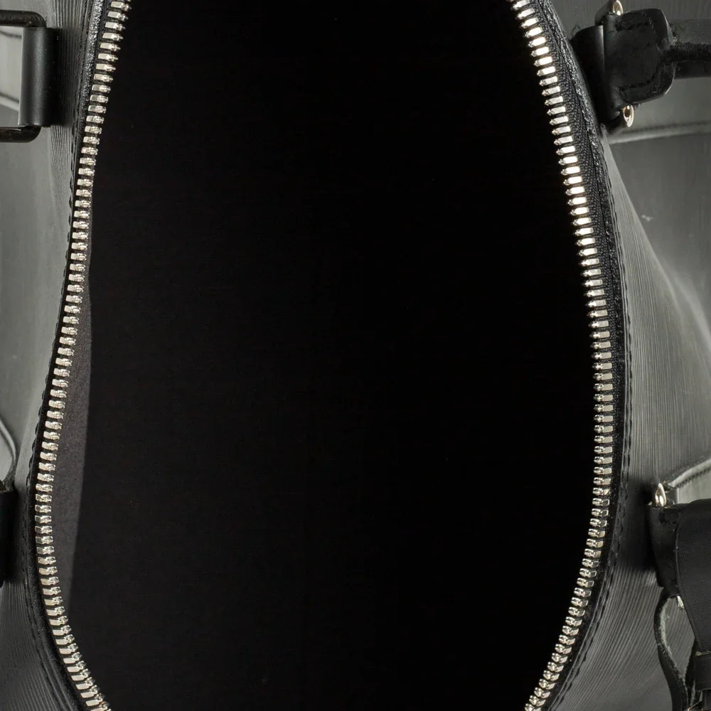 Keepall 45 Vintage en cuir épi noir