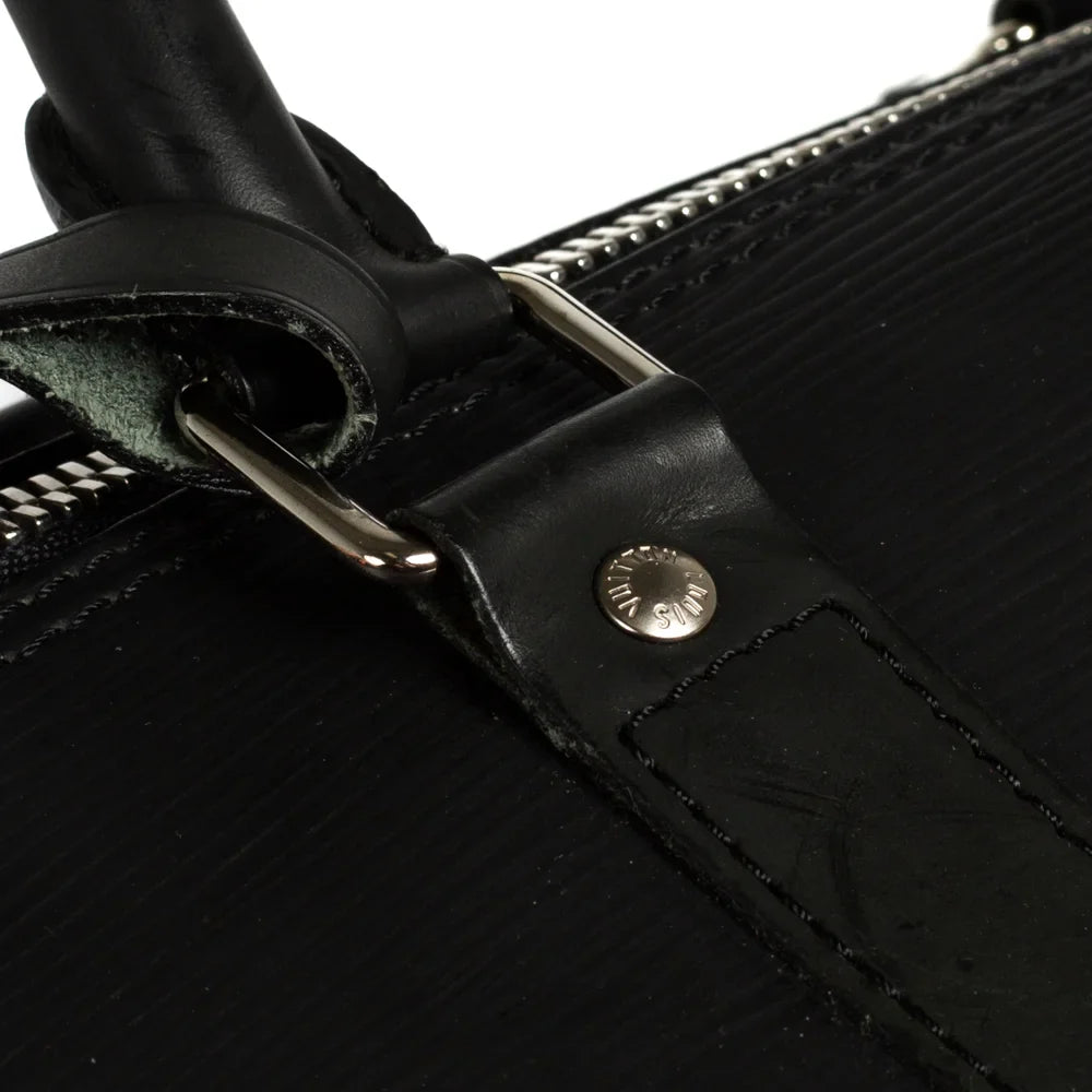 Keepall 45 Vintage en cuir épi noir