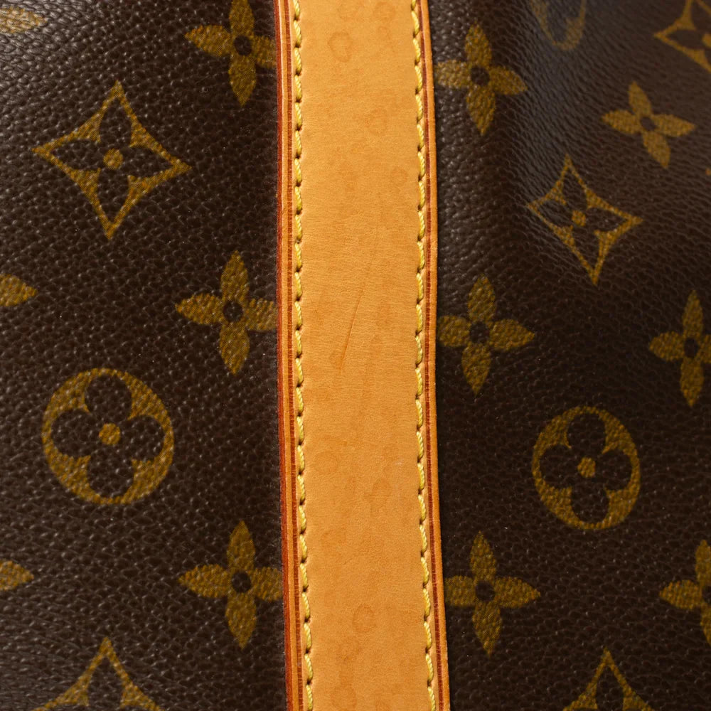 Keepall 50 Vintage en toile monogram marron