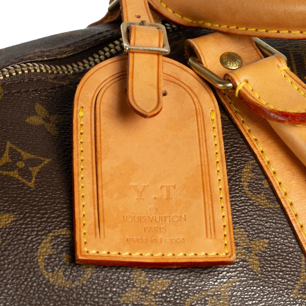 Keepall 50 Vintage en toile monogram marron
