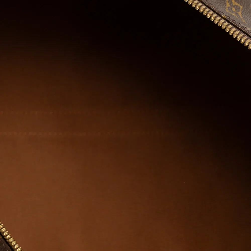 Keepall 50 Vintage en toile monogram marron