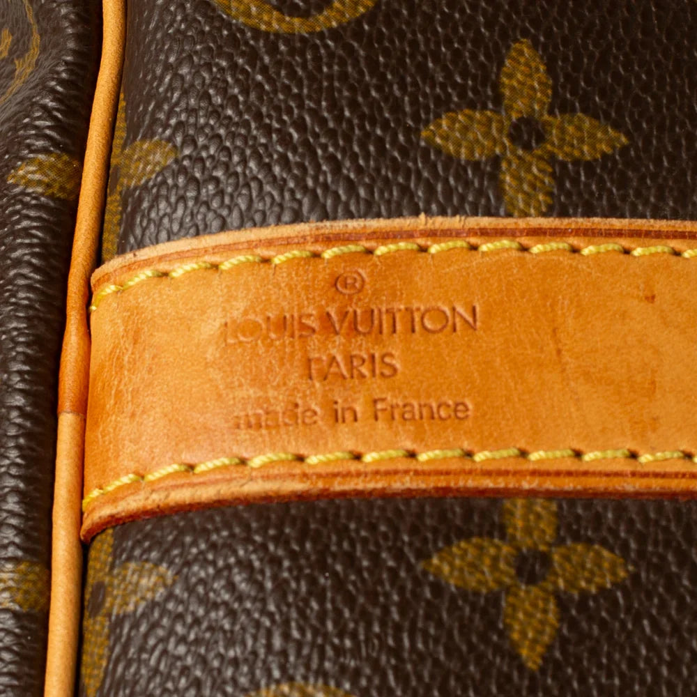 Keepall 50 Vintage en toile monogram marron
