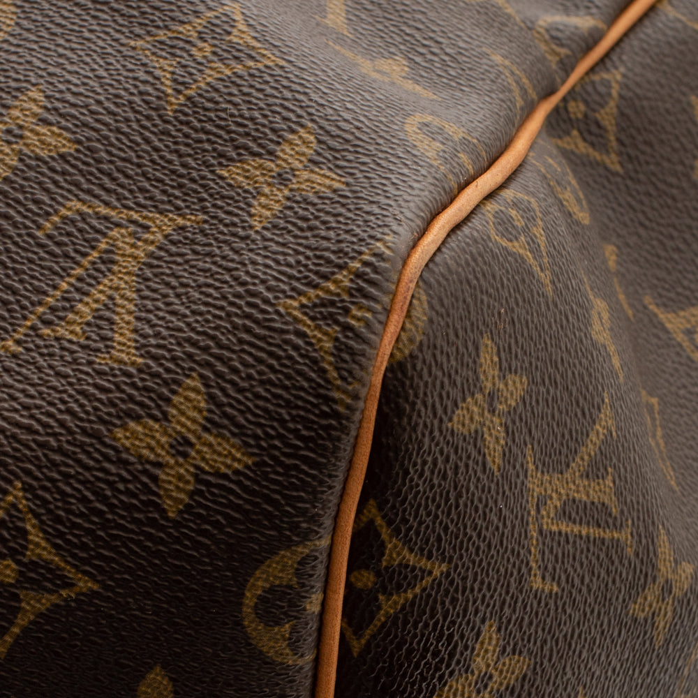 Keepall 55 Vintage en toile monogramme marron