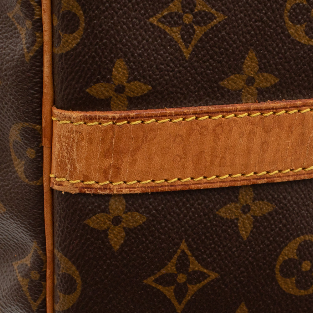 Keepall 55 Vintage en toile monogramme marron